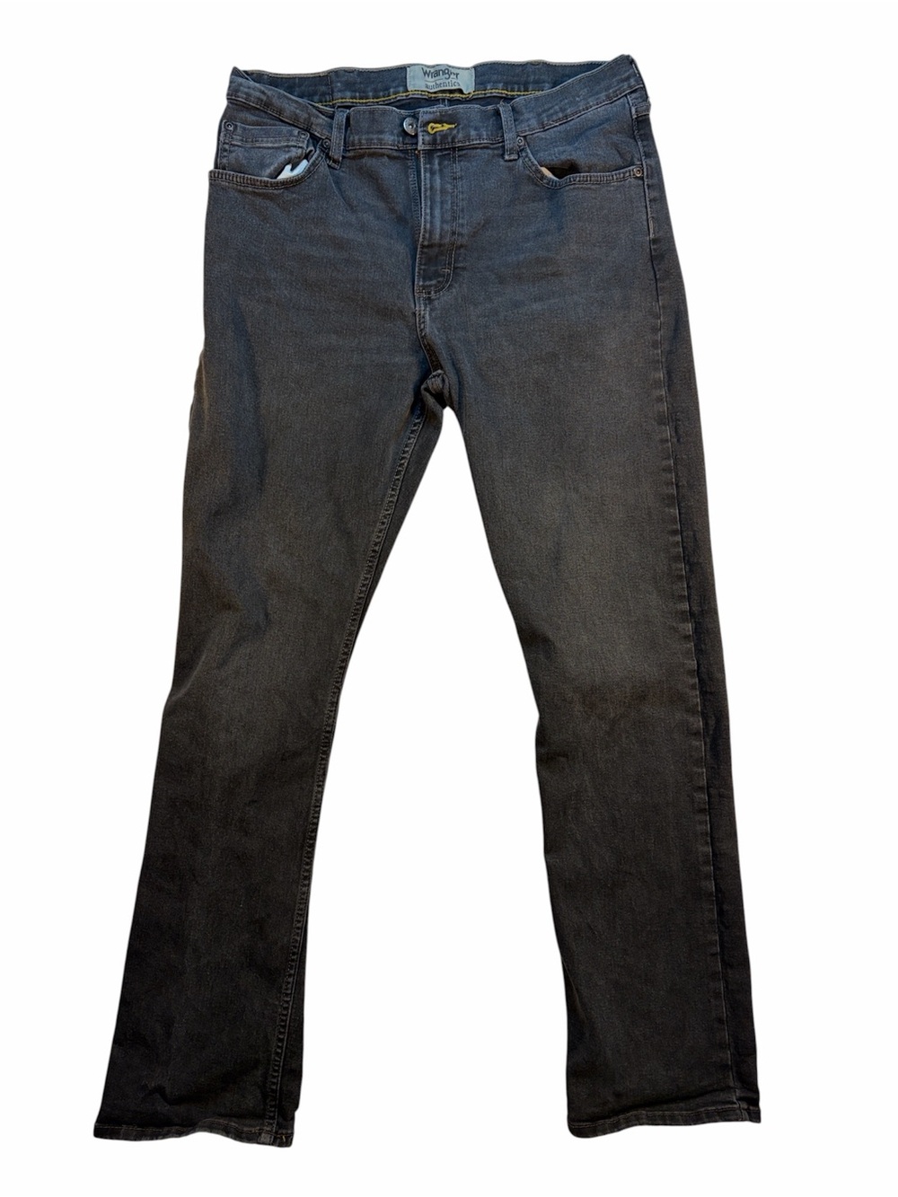 Wrangler Slim Straight Men's Jeans in Washed Black 34x32